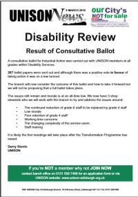 Disability ballot