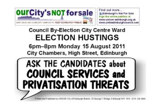 Hustings poster