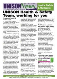 thumbnail of Health & Safety News August