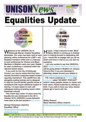 thumbnail of Equalites Newsletter October 2020