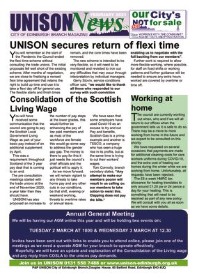 thumbnail of UNISON News 16 February 2021