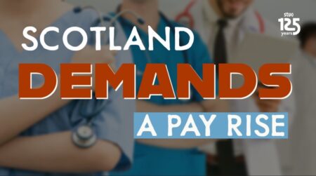 Scotland Demands a Pay Rise: Scottish Parliament Pay Demonstration - 8th September 2022
