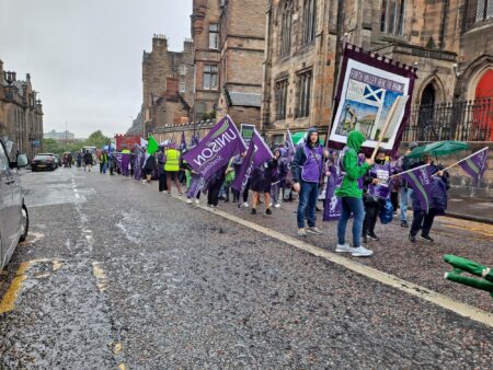 STUC Scotland Demands a Pay Rise demonstration – Thursday 8th September 2022