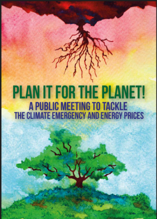Plan for the Planet public meeting Wednesday 28th September 2022