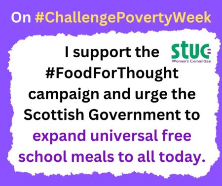 Support the STUC #FoodForThought Campaign