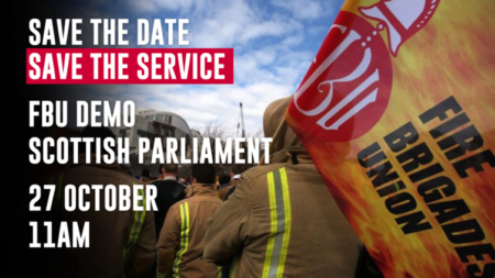 Fire Brigade Demo - 27 October 2022