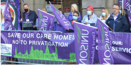 Support UNISON's care campaign - Click & send a letter to your MSP #SaveOurCareHomes