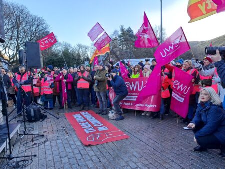 Communication Workers Union Demo 15th December 2022