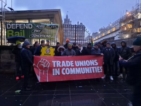 RMT Picket Waverley Station, 4th January 2023