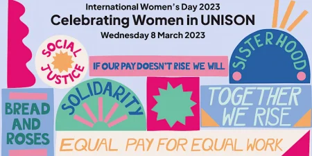 International Women’s Day – A UNISON Event Wednesday 8th March 2023