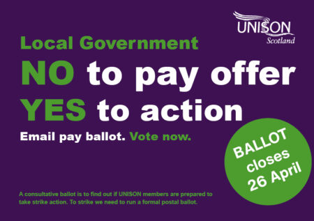Local Government No to pay offer Yes to action