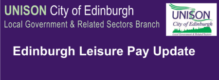 Edinburgh Leisure Pay Update