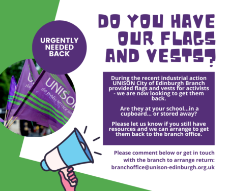 Do you have our flags and vests?