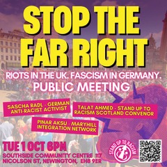 Join the Stand Up to Racism Public Meeting