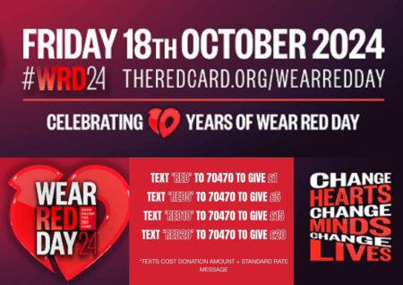 Friday 18th October is Wear Red Day 24