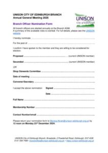 thumbnail of Branch Officer Nomination Form AGM 2025