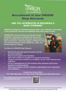 thumbnail of Stewards Recruitment poster – Women