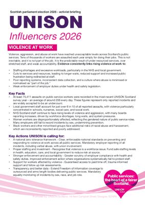 thumbnail of Influencers briefing 2026 violence at work